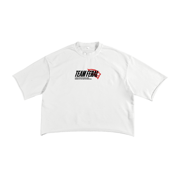 FERAL RAW EDGE TEE WHITE